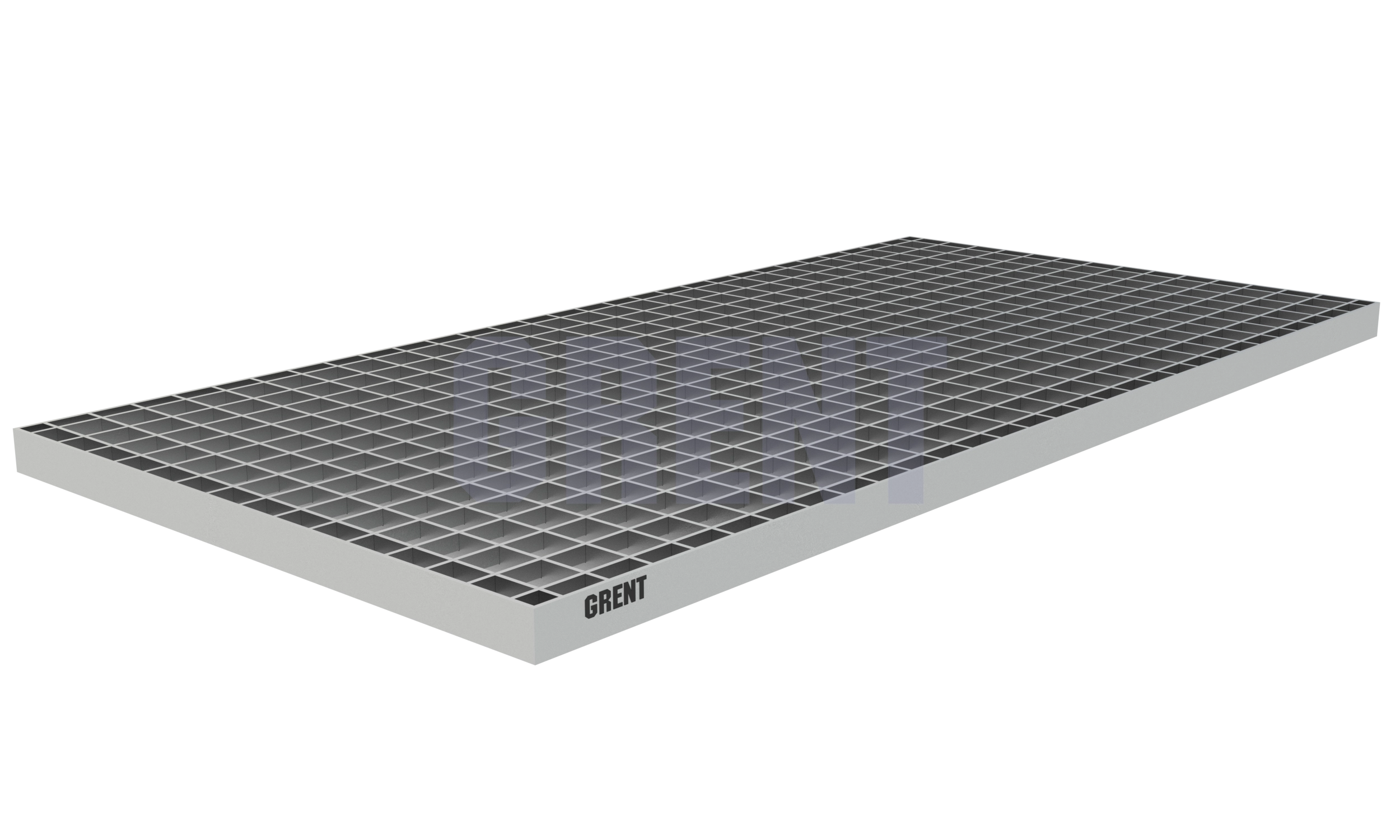 Прессованный настил из нержавеющей стали GRENT 33х33 500х1000