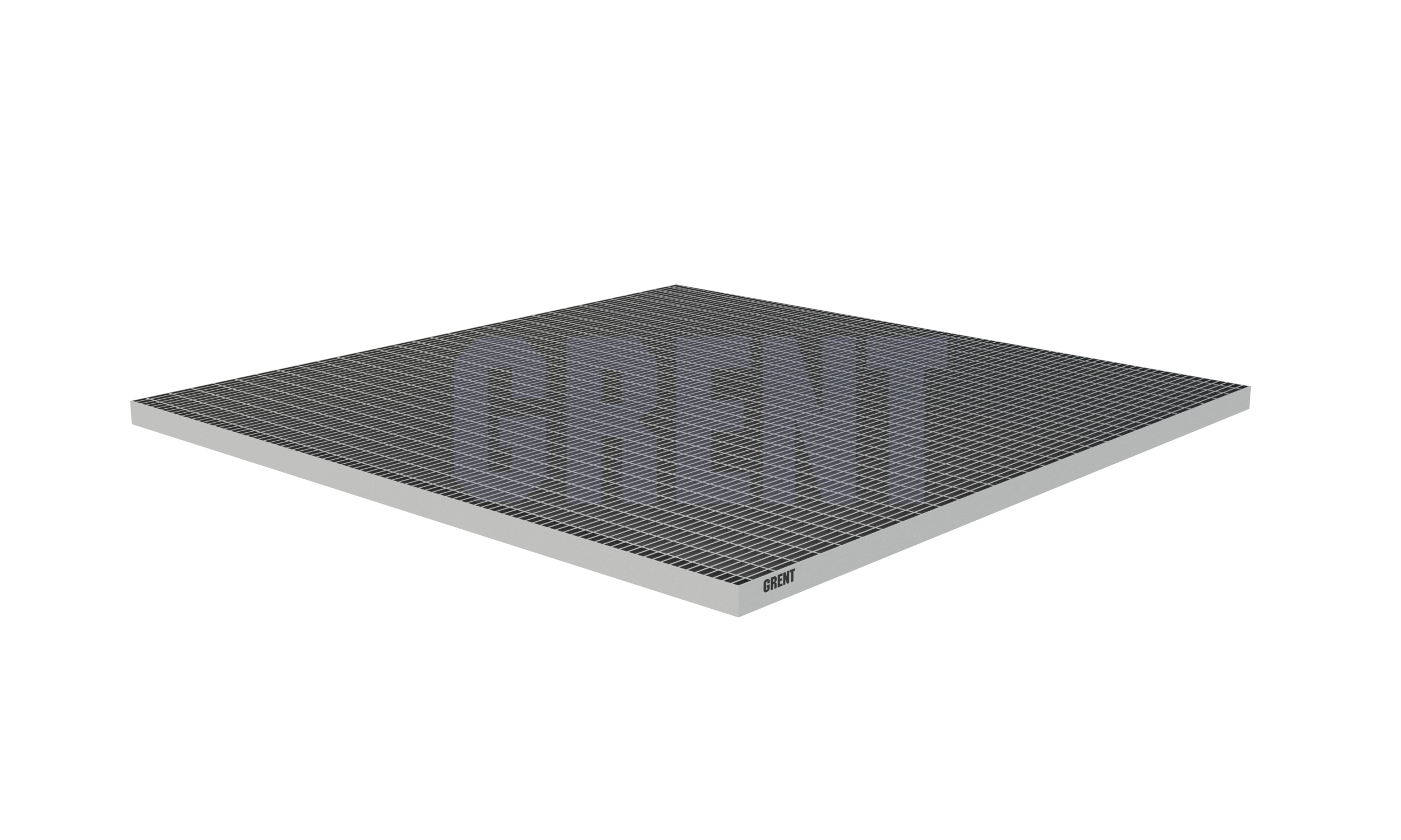 Прессованный настил из нержавеющей стали GRENT 33х11 1000х1000