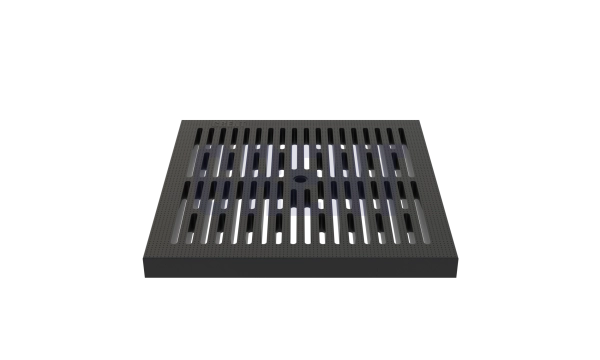 Решетка пластиковая GRENT PlasT 300х300 А15 черная