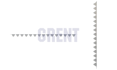 Бордюр стальной GRENT BR L-образный 1200*70, 1,5, нержавеющий