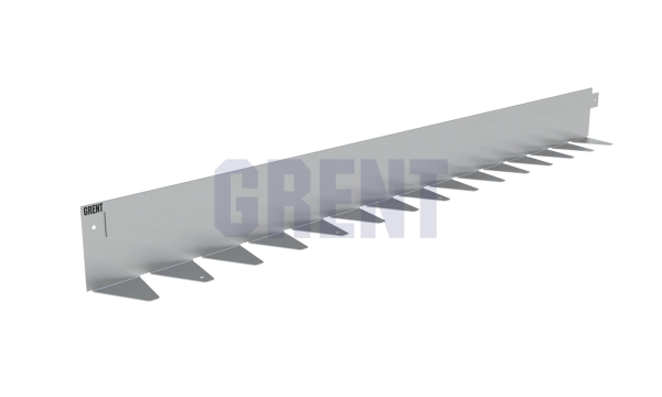 Бордюр стальной GRENT BR L-образный 1200*100, 1,5, оцинкованный