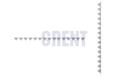 Бордюр стальной GRENT BR L-образный 1200*60, 1,5, нержавеющий
