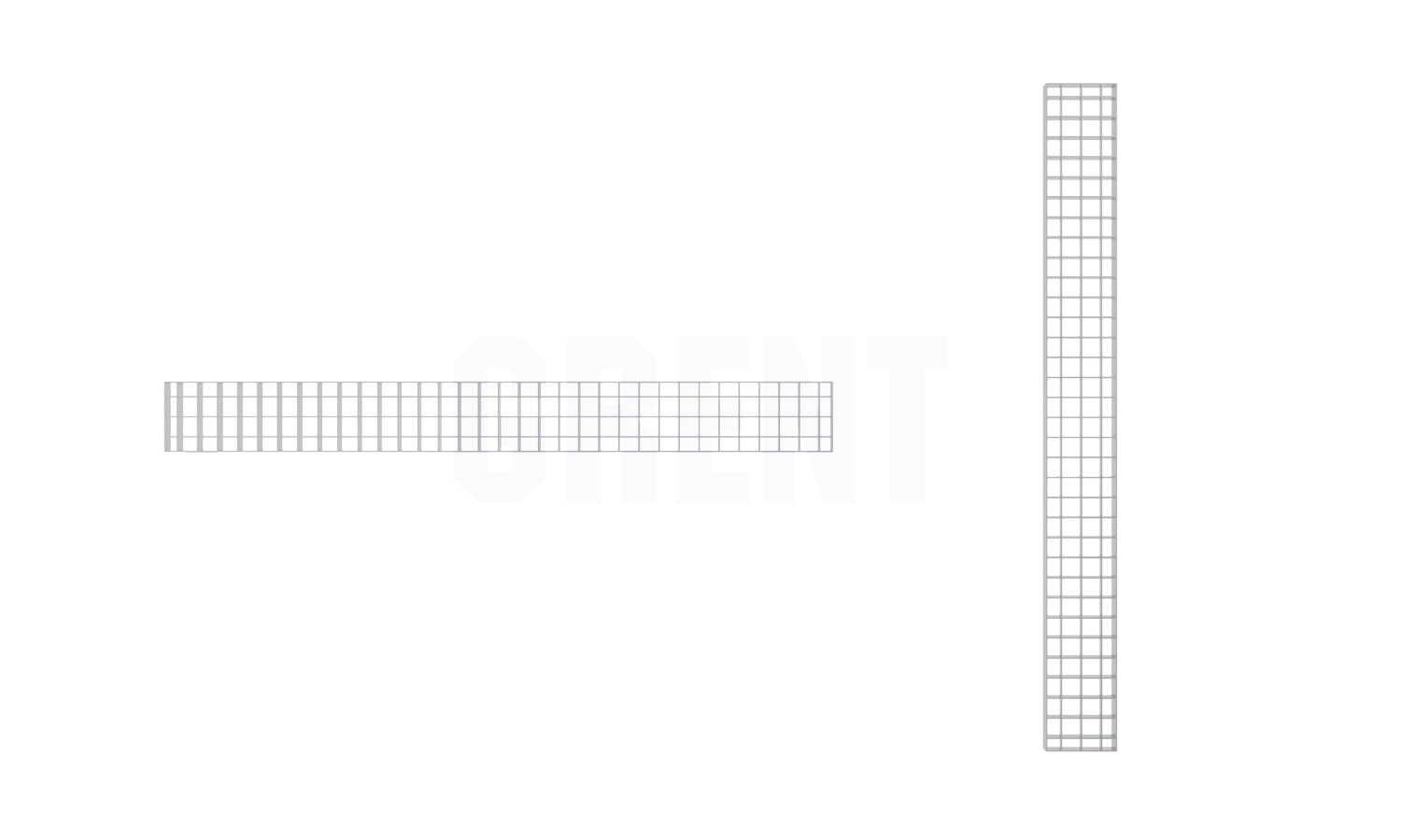 Решетка ячеистая из нержавеющей стали GRENT S 170