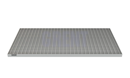 Прессованный настил из нержавеющей стали GRENT 33х11 500х1000