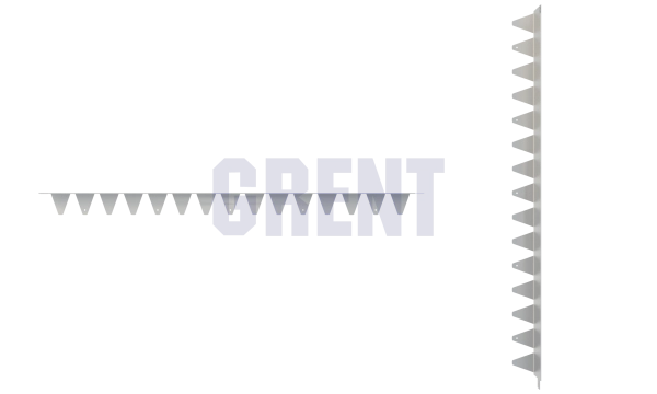 Бордюр стальной GRENT BR L-образный 1200*100, 1,5, оцинкованный