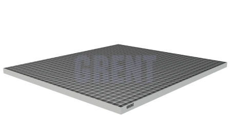 Прессованный настил из нержавеющей стали GRENT 33х11 900х1000