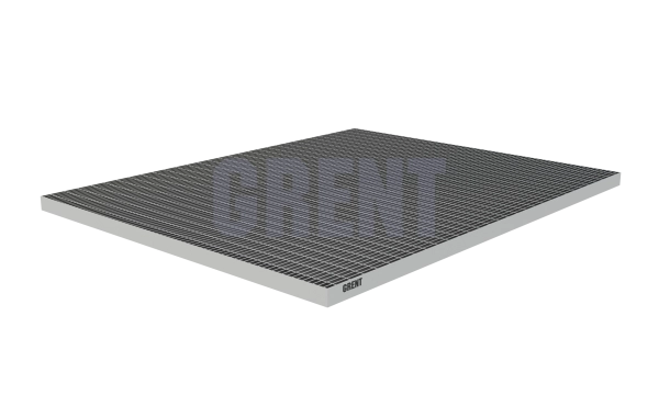 Прессованный настил из нержавеющей стали GRENT 33х11 800х1000