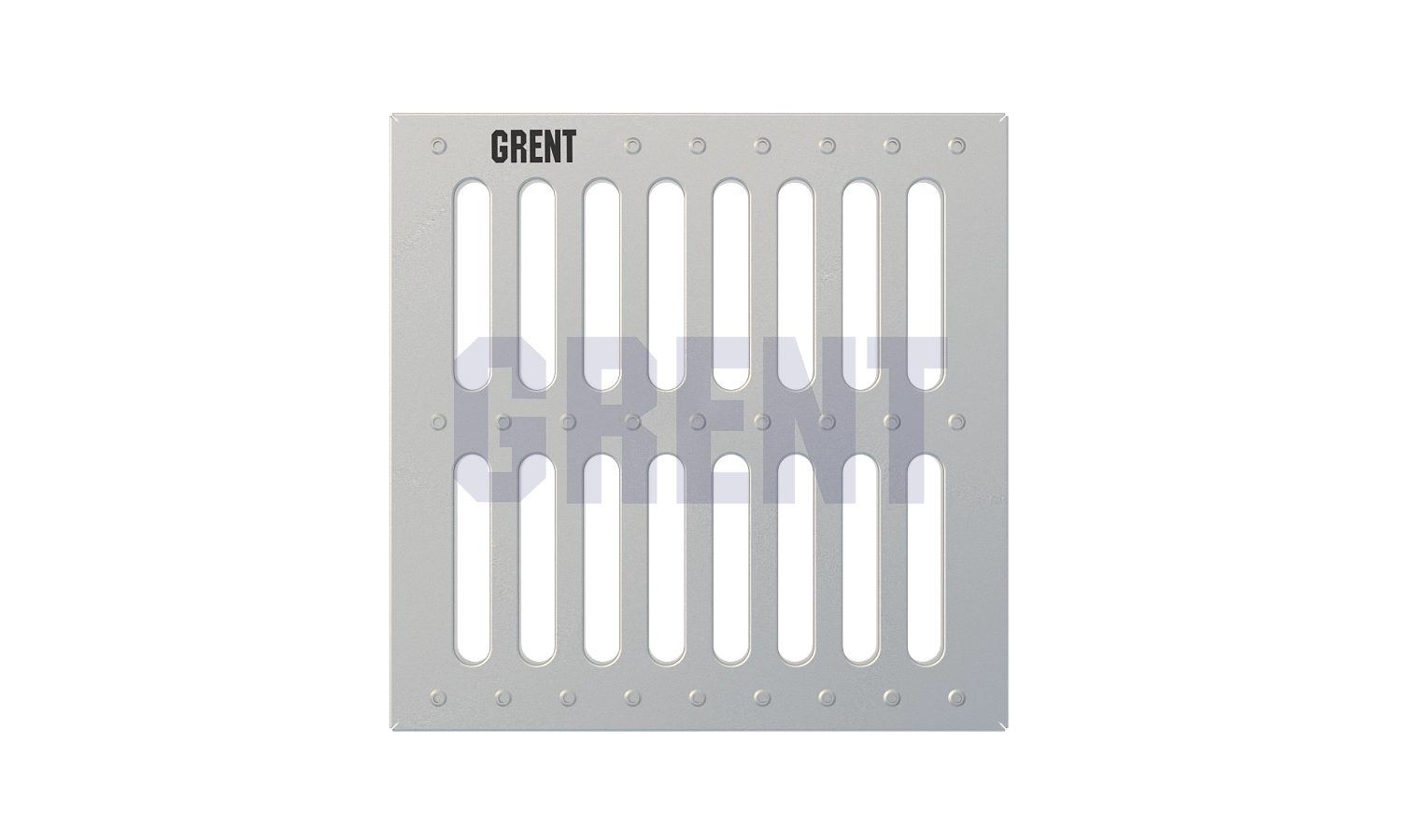 Штампованная решетка стальная GRENT PlasT 300х300 А15