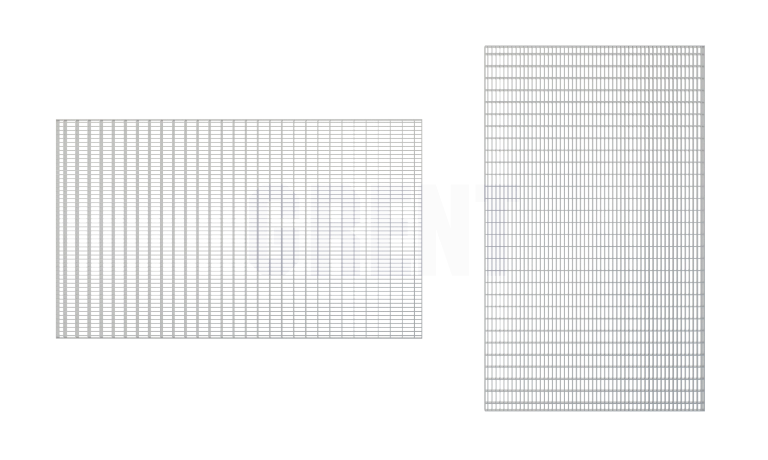 Прессованный настил из нержавеющей стали GRENT 33х11 600х1000
