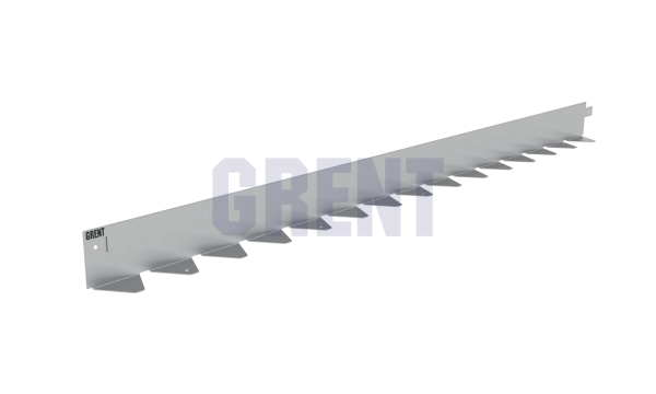 Бордюр стальной GRENT BR L-образный 1200*70, 1,5, оцинкованный